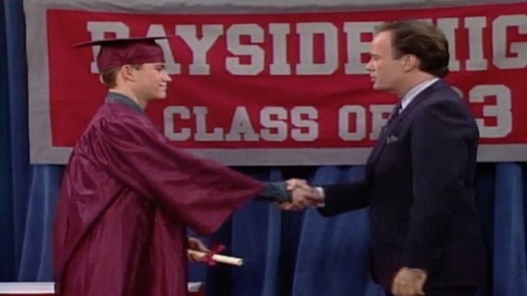 What episode do zack and kelly first kiss image